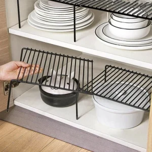 Estante Organizador de Alacena Extensible en Acero