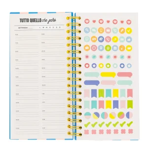Planner giornaliero rosa - Tante cose da fare e traguardi da raggiungere