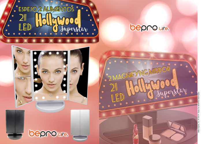 Espejo con Luces Hollywood Superstar Led - Imagen 5
