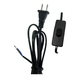 Cable Para Lampara Con Interruptor Y Clavija Integrada X 5u
