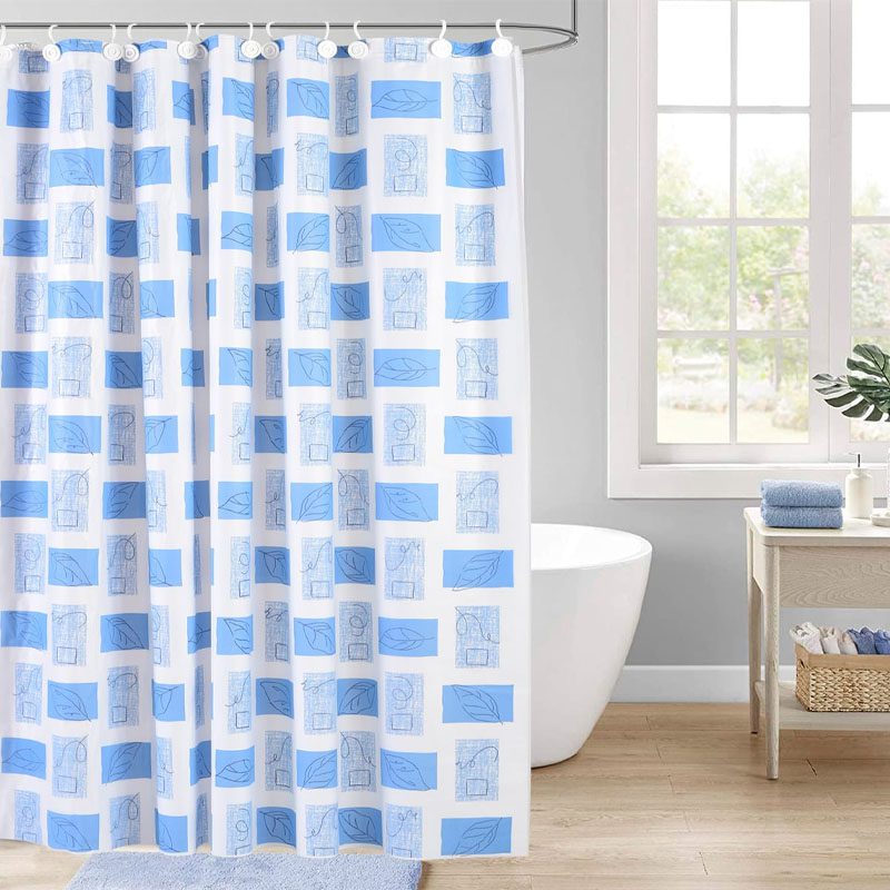 Cortina de Baño Plástica Doble Linea Basic