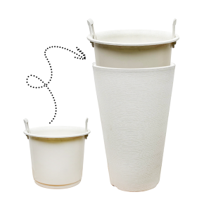 Maceta Plástico Elegante 38cm Alto