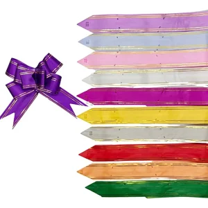 Moña Para Regalo 3cm Armado Fácil 10 Uni.